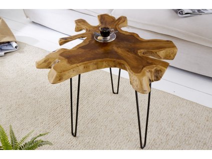 Stylový příruční stolek Wild Teak 60cm