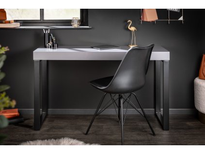Luxusní psací stůl Grey Desk 120x40cm šedý