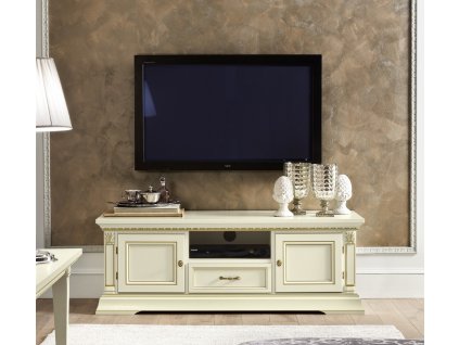 Klasický TV stolek Sophia 140cm bílý