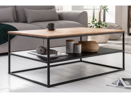 Moderní konferenční stolek Apart 95cm dub/antracit