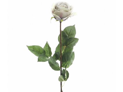 Umělá květina růže BLUE ROSE 71cm