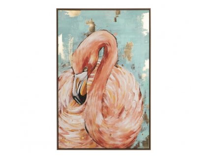 Luxusní obraz Flamingo Verde 120x80cm
