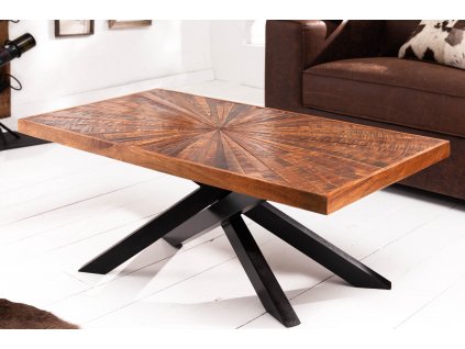 Designový konferenční stolek Mango Wood 105cm