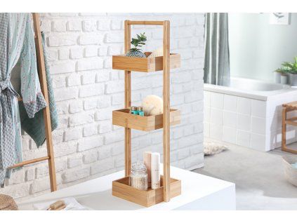 Stylové stojací police Bambu 75 cm