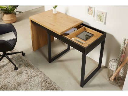 Rozkládací psací stůl Studio Flex 80-160cm dub/černý