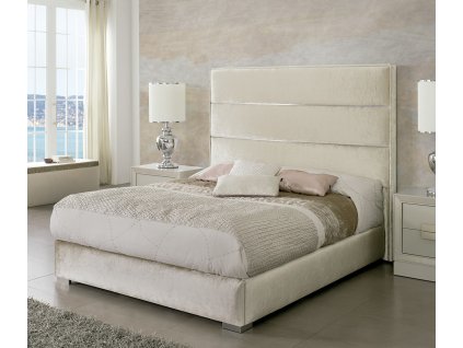 Designová čalouněná postel CLAUDIA Luxury s úložným prostorem, zakázková
