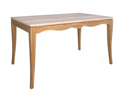 Designový jídelní stůl rozkládací FONTANA I 140-200cm ozdobný
