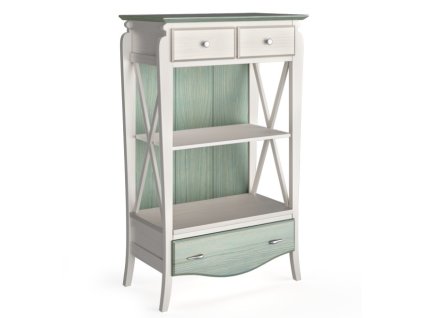 Designová knihovna MEDITERRÁNEO 130cm