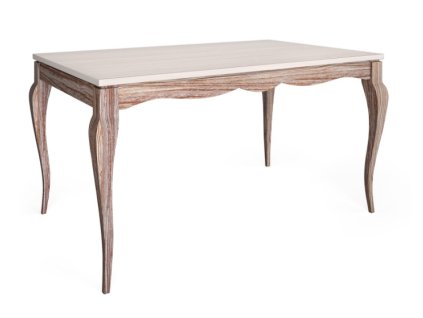 Designový jídelní stůl rozkládací MEDITERRÁNEO I 160-220cm ozdobný