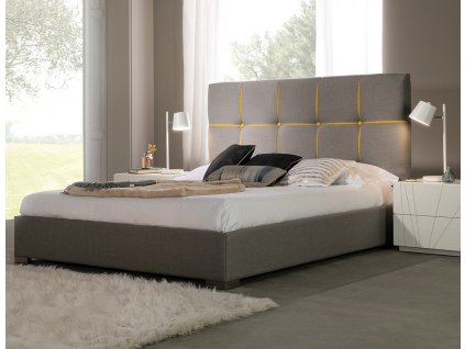 Designová čalouněná postel VERONICA s úložným prostorem, zakázková