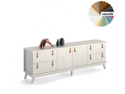 Stylový TV stolek Prisma 200cm zakázkový