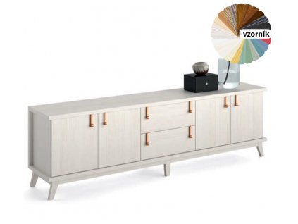 Stylový TV stolek Prisma 224cm zakázkový