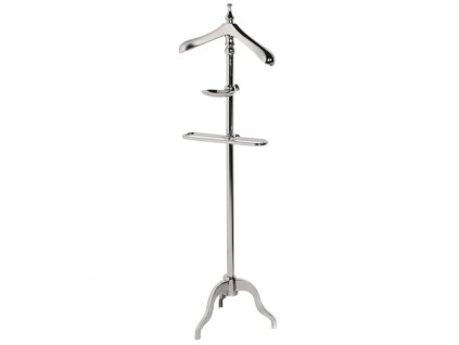 Luxusný leštený nemý sluha Miguel Nickel 140cm