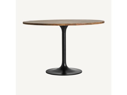 Masivní jídelní stůl Kassel II 120cm industriální styl
