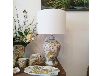 Stylová porcelánová lampa Primavera 65cm