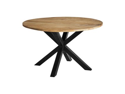 Stylový jídelní stůl Shorea 130cm industriální styl