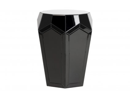 Designový odkládací stolek Pop Art  Daytime 61cm černá zrcadlový nábytek