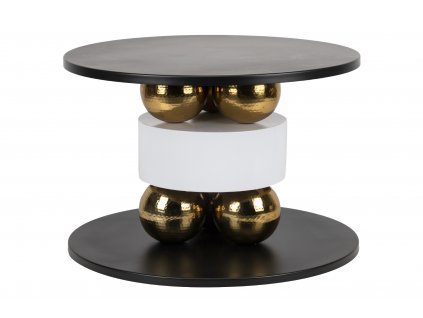 Moderní konferenční stolek Pop Art Iron Gold 80cm kovový