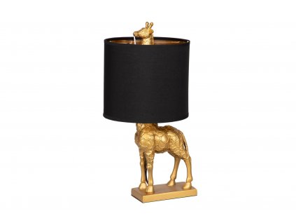 Designová stolní lampa Golden Giraffe 45cm černá/zlatá