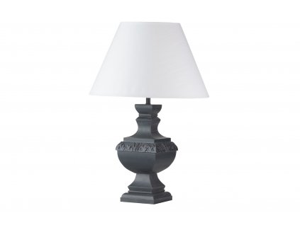 Luxusní stolní lampa Grey Elegance 80cm tmavě šedá
