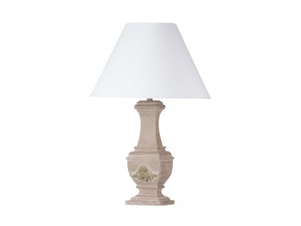 Elegantní stolní lampa Beige Rose 71cm světle hnědá