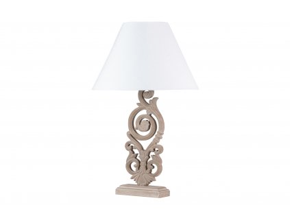Elegantní stolní lampa Wooden Ornament 74cm přírodní