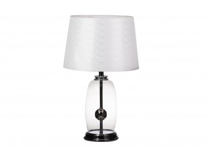 Designová stolní lampa Silk Glass 49cm skleněná podstava