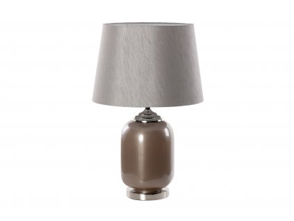 Skleněná stolní lampa Silky Beige 63cm