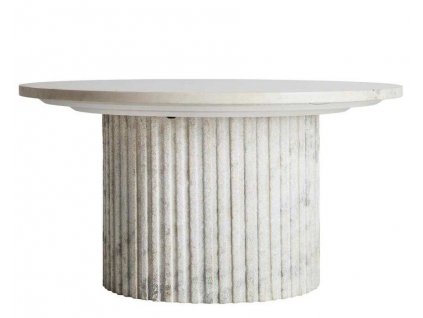 Luxusní konferenční stolek Brujo 80cm mramor