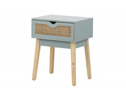 Designový noční stolek Nordic Blue 50cm