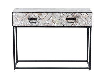 Elegantní konzolový stolek Mango White 100 cm