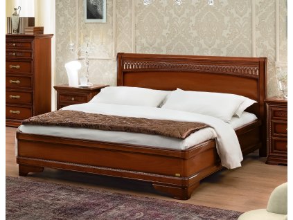 Klasická postel Ricardo Tina 140-180cm s úložným prostorem ořech