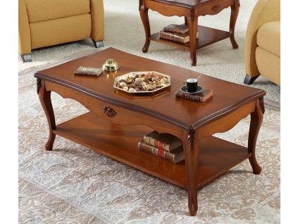 Designový rustikální konferenční stolek