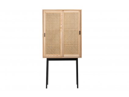 Designová skříňka Grid Rattan 154cm