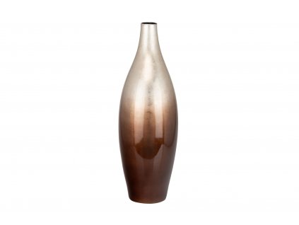 Designová keramická váza BROWN SILVER 59cm