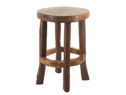 Dřevěný malý stolek Redonda 45cm teakové dřevo