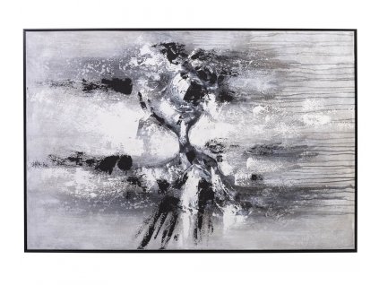 Stylový obraz olejomalba Blanco Y Negro 100x150cm