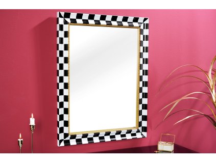 Stylové Pop Art zrcadlo Chess 60x80cm závěsné
