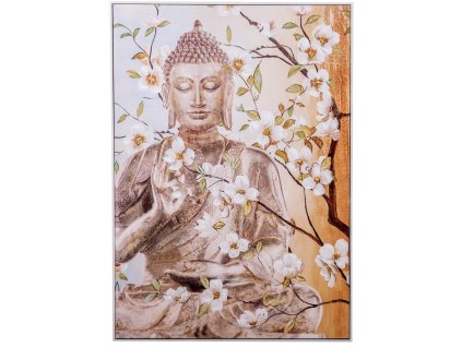 Stylový obraz Buddha Flower 102x72cm