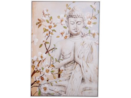 Stylový obraz Buddha Flower II 102x72cm