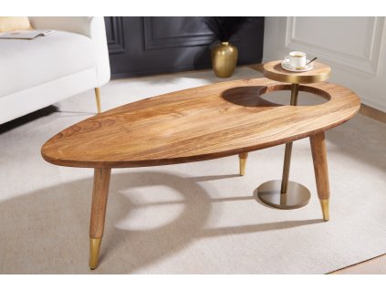 Designový konferenční stolek Carltone 110cm mango
