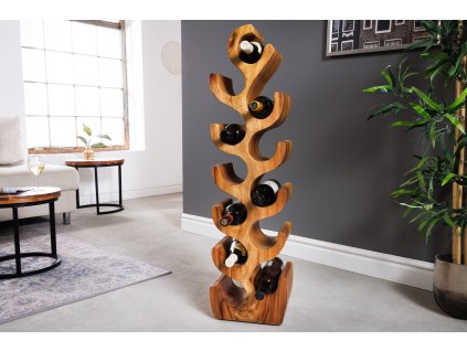 Designová dřevěná vinotéka Arte 100cm pro 12 lahví