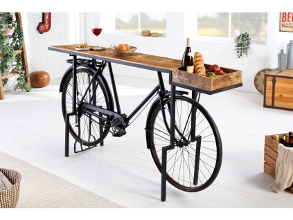 Stylový konzolový stolek Bicycle 195cm mango