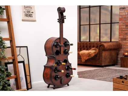 Stylov dřevěná vinotéka Cello 135cm borovice
