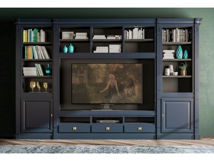 Designová španělská obývací stěna Azul Grey Smoke
