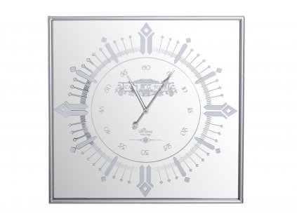 Zrcadlové nástěnné hodiny Reloj 60x60cm čtvercové