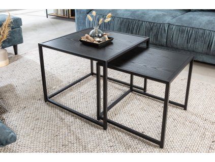 Designový set konferenčních stolků v interiéru