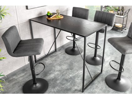 Moderní barový stůl Apart 120cm antracit