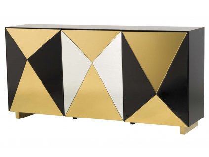 Designový příborník Pop-Art Monaco 180cm zlatá