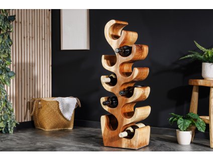 Designová dřevěná vinotéka Arte 80cm pro 10 lahví
